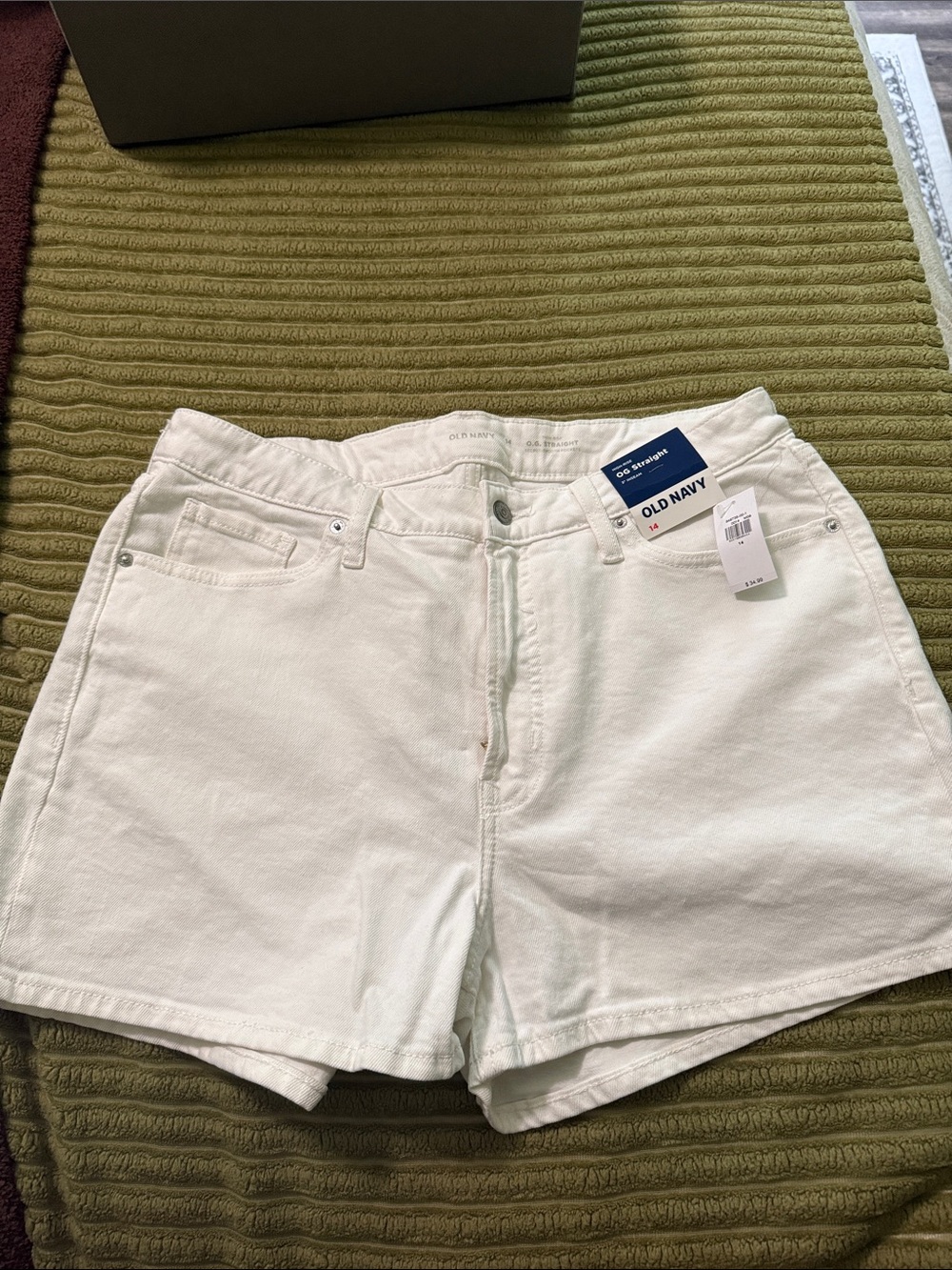 Old Navy White Denim Jean Shorts